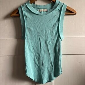 We The Free Blue Tank Top